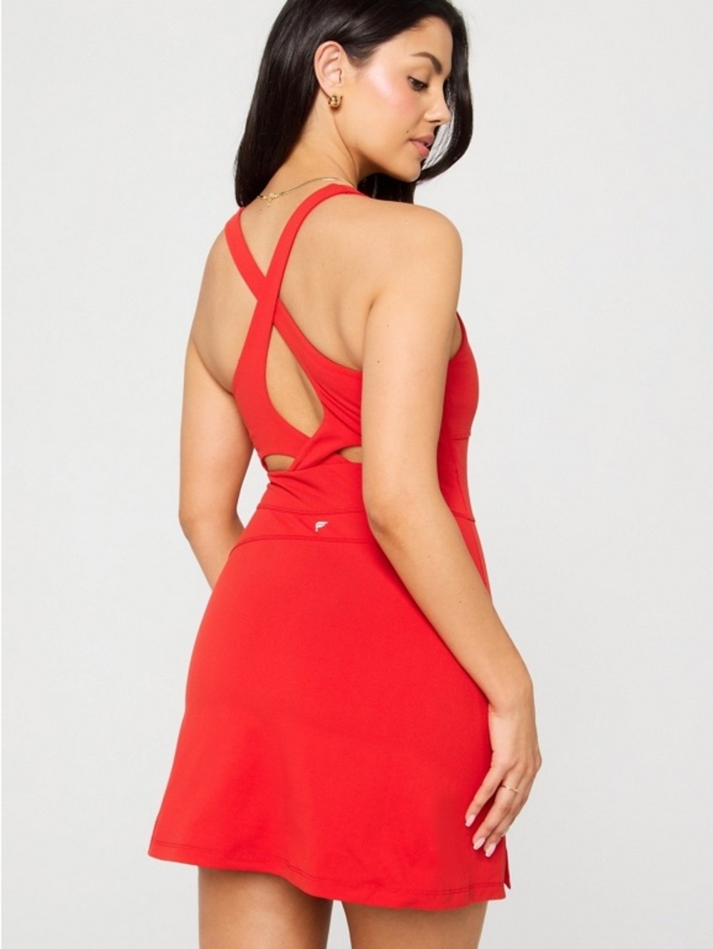 Fabletics Red Define Performance Dress Ultra Mini - Picture 2 of 9
